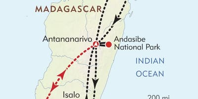 Antananarivo Madagascar hartă
