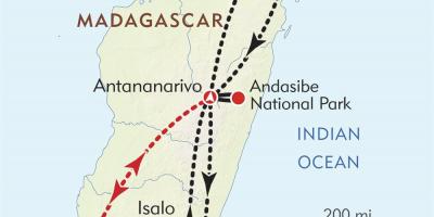 Antananarivo Madagascar hartă