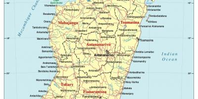 Harta Madagascar drum
